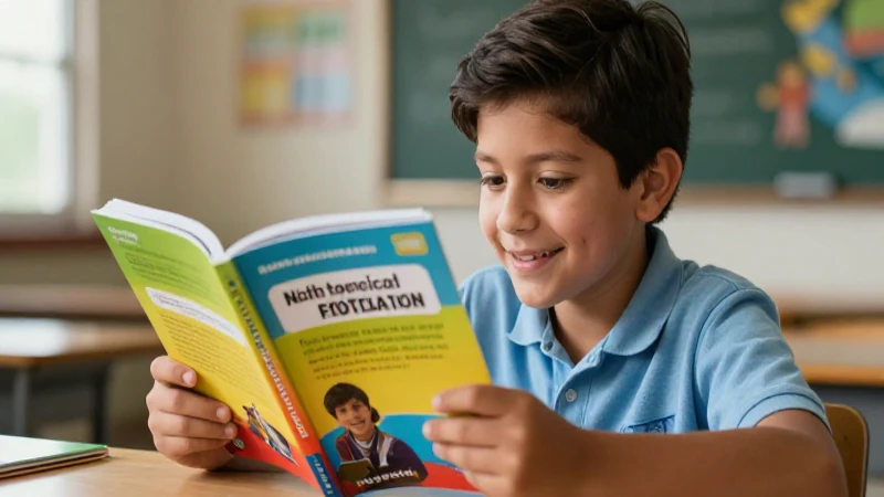 Estudiante mexicano sonriente con libro vibrante