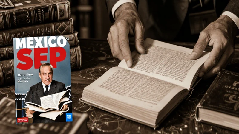 Textos mexicanos antiguos en biblioteca con luz dramática