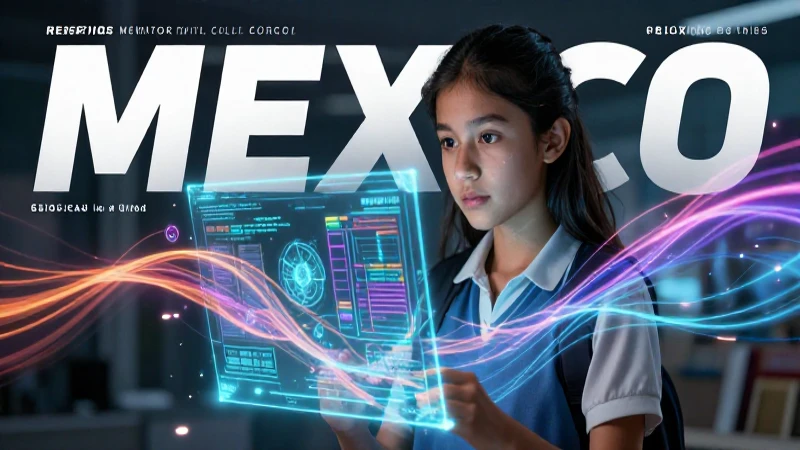 Estudiante mexicano aprende con tecnología holográfica