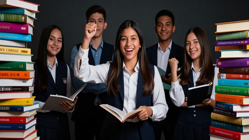 los mejores libros de la SEP para una vida saludable en la secundaria 3 Fotografía dinámica de estudiantes mexicanos alegres
