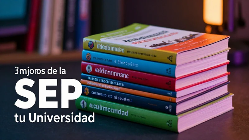 Conoce los mejores libros de la SEP para tu universidad 3 Libros SEP para la universidad