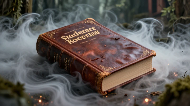 Explora las leyendas de terror, ¡libros escalofriantes te esperan! 5 Libro de terror detallado con atmósfera cinematográfica
