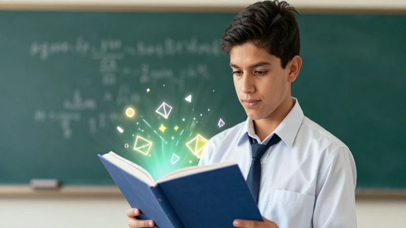 Estudiante mexicano enfocado en matemáticas