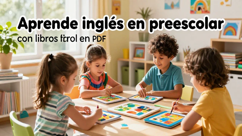 Libros PDF para aprender inglés en preescolar