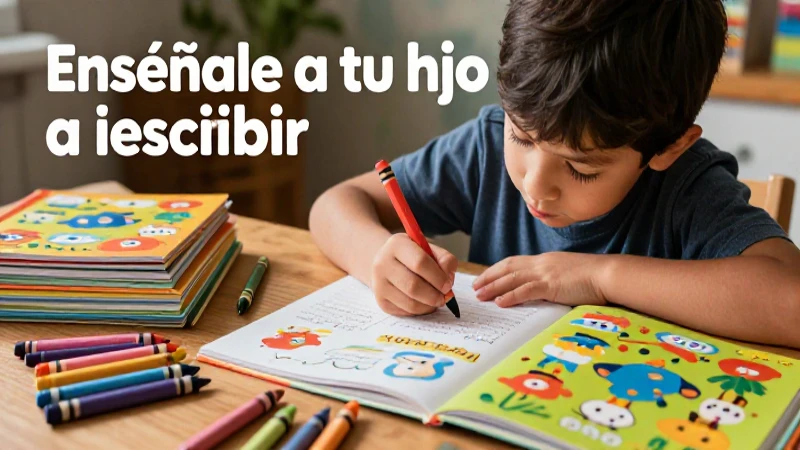 Enséñale a tu hijo a escribir con estos libros preescolares y potencia su desarrollo 3 Los libros preescolares facilitan la enseñanza de la escritura