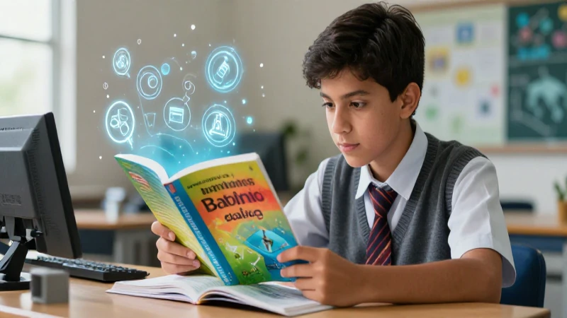 Libros de preparatoria SEP: alcanza el éxito académico con los mejores 3 Estudiante concentrado estudiando física moderna