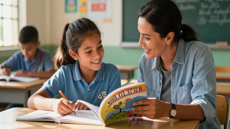 Estudiantes y maestros cubanos aprendiendo juntos en luz
