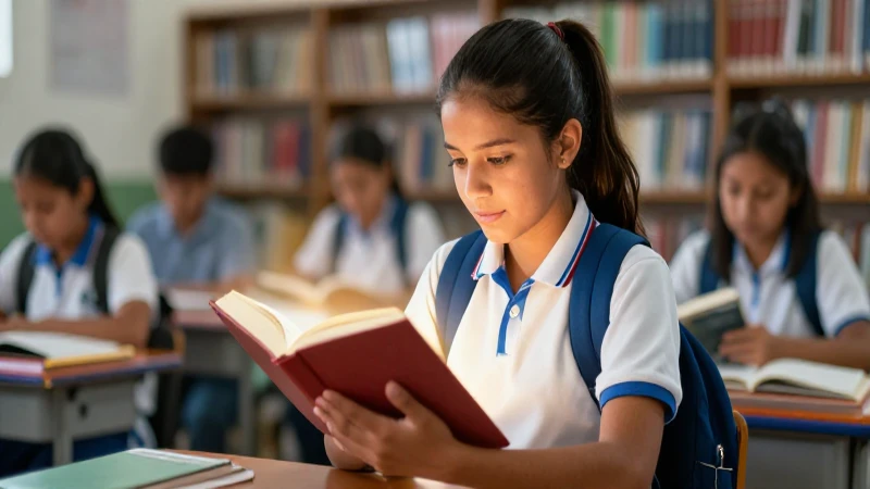 Resuelve tus dudas con nuestros libros de secundaria respondidos 4 Estudiante mexicano vibrante en estilo dinámico