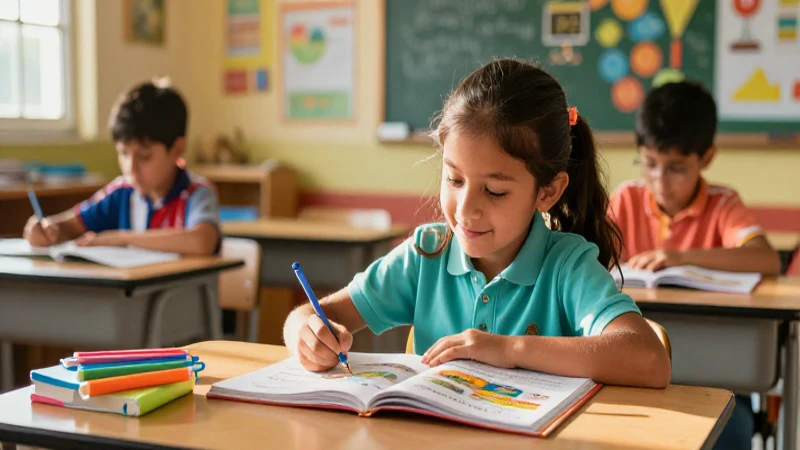 Potencia el aprendizaje con los mejores libros de segundo de primaria 4 Estudiante feliz aprende con libros vibrantes