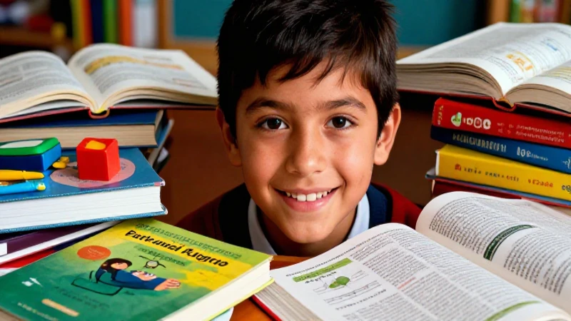 Retrato vibrante de estudiante mexicano sonriente