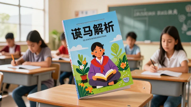 Libro educativo moderno y vibrante en aula mexicana