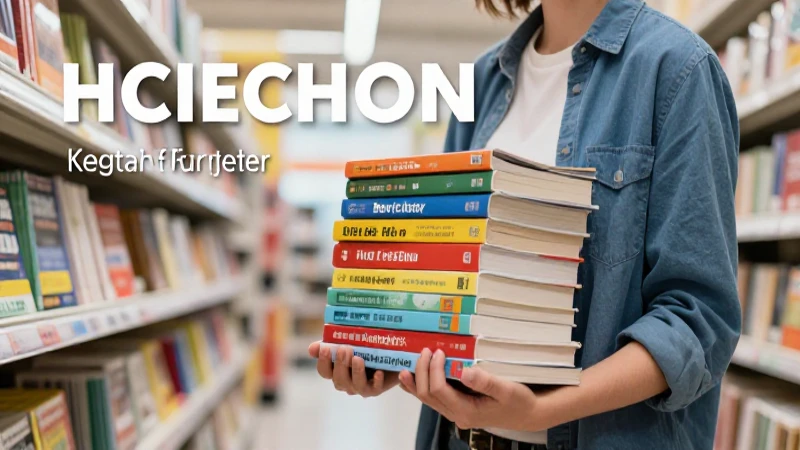 Estudiante con libros en revista educativa