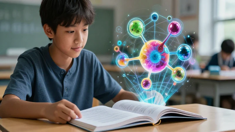 Encuentra los mejores libros de texto para 10mo grado en Cuba 3 Estudiante aprende ciencia con diagrama holográfico
