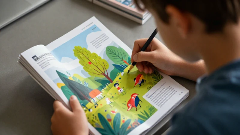 Ilustración profesional de estudiante educativo moderno