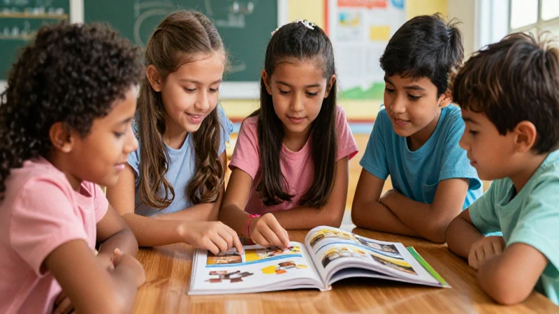 Libros de texto en Aguascalientes: educación de calidad para tus hijos 4 Niños mexicanos felices estudian juntos