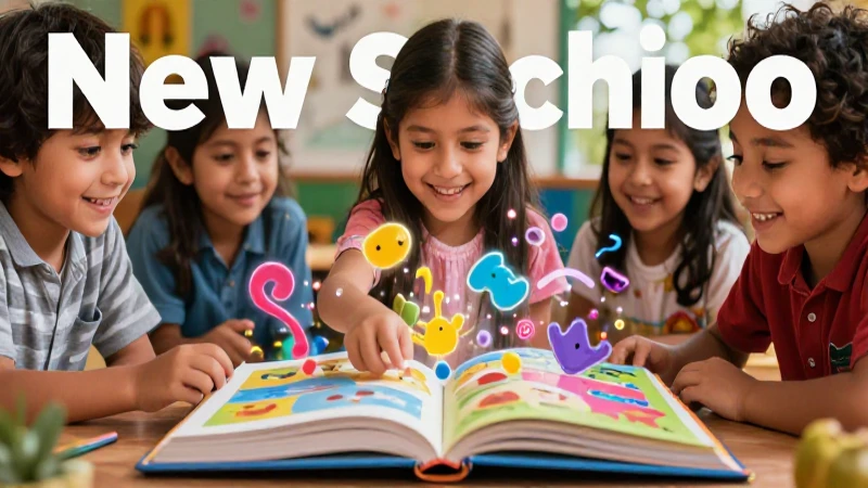 Revolución educativa: libros animados para aprender de forma divertida 3 Niño mexicano feliz aprende con libro mágico vibrante