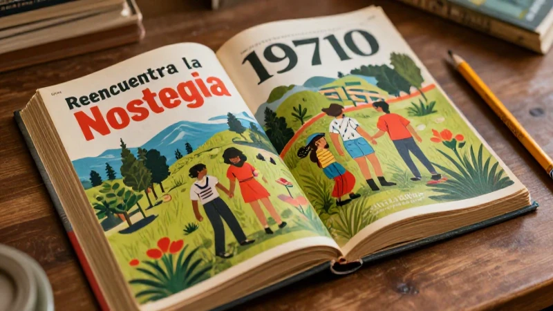 Libro de texto vintage mexicano de los años 70