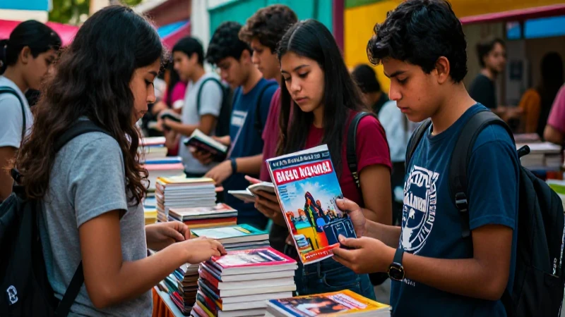 Compra libros usados en mercados locales