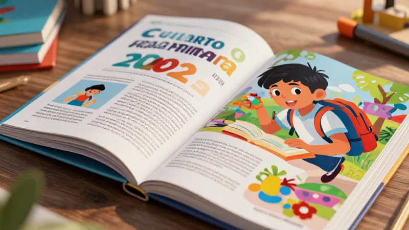 Libros de cuarto grado de 2022, ilustrados y modernos