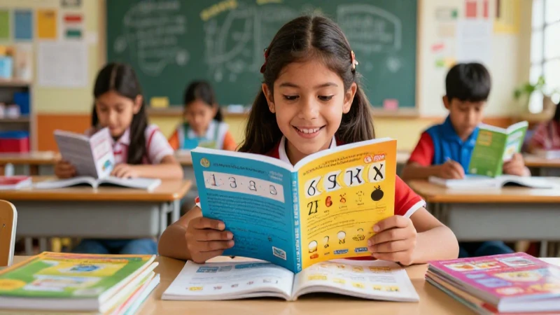 los mejores libros de texto para el éxito en 4to de primaria 3 Ilustración premium: libros de matemáticas para el éxito