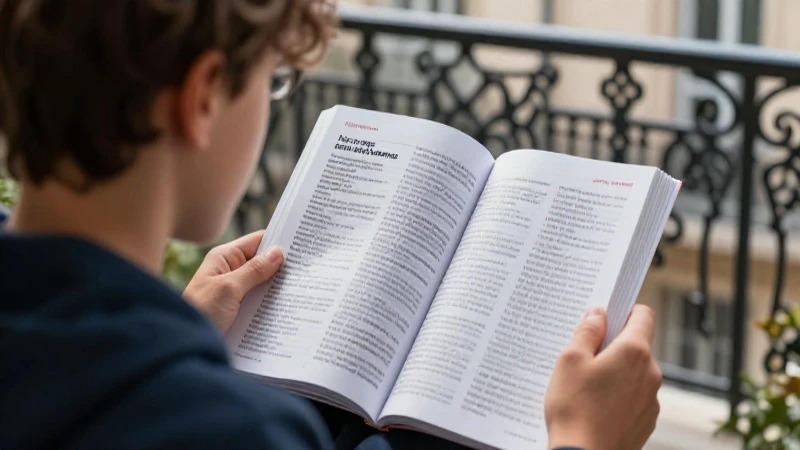 Aprende francés fácil y gratis con libros de texto en PDF 4 Estudiante francés estudia con enfoque