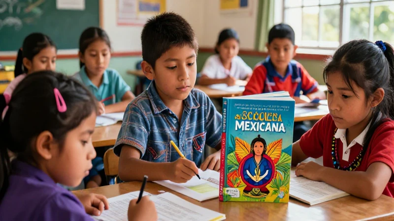Niños mexicanos ilustran libros con vitalidad
