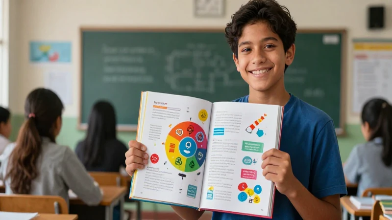 Estudiante mexicano aprende bajo Nueva Escuela Mexicana