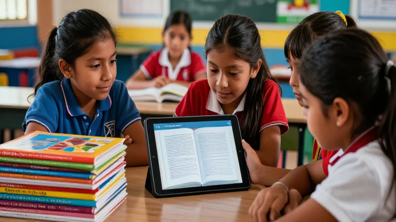 Clase mexicana vibrante con estudiantes comprometidos