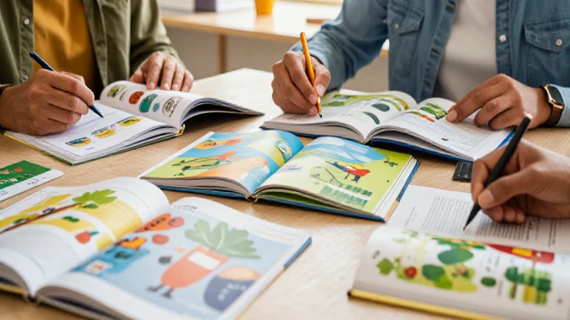 Manos diversas crean libros educativos coloridos e inclusivos