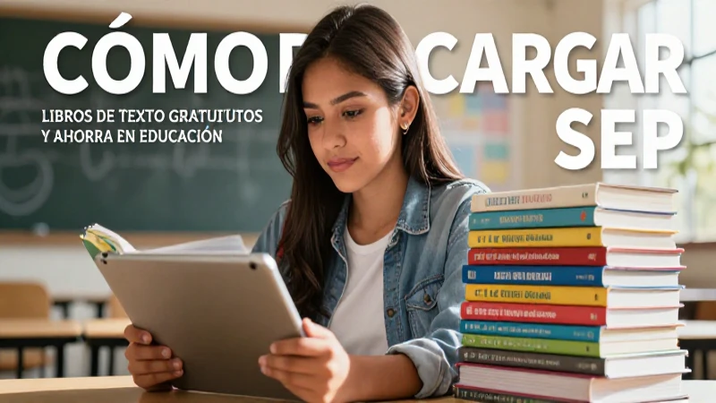 Estudiante aprende con recursos educativos SEP