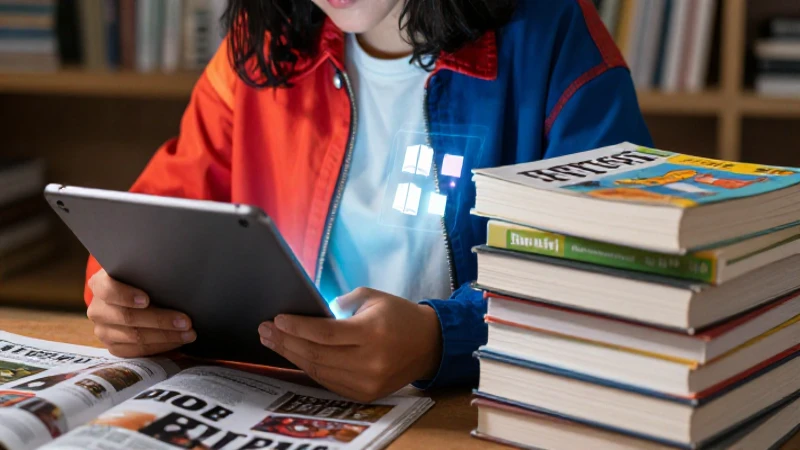 Estudiante moderno, motivado y tecnológico