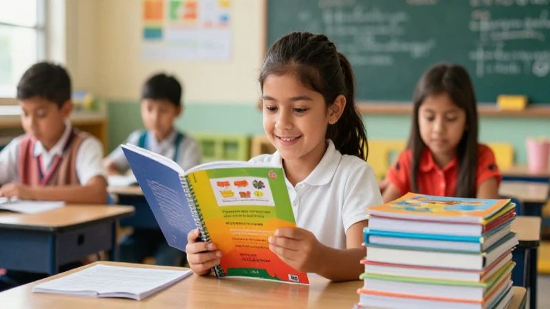 Ahorra dinero y asegura el éxito académico de tus hijos con libros de texto gratuitos para 2º de primaria 4 Niño feliz aprendiendo en aula vibrante