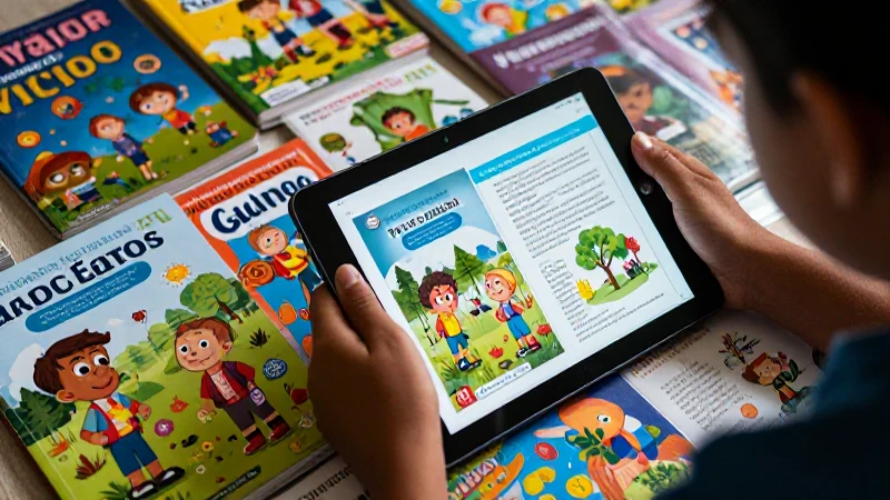 Libros educativos vibrantes para estudiantes de 5.º grado