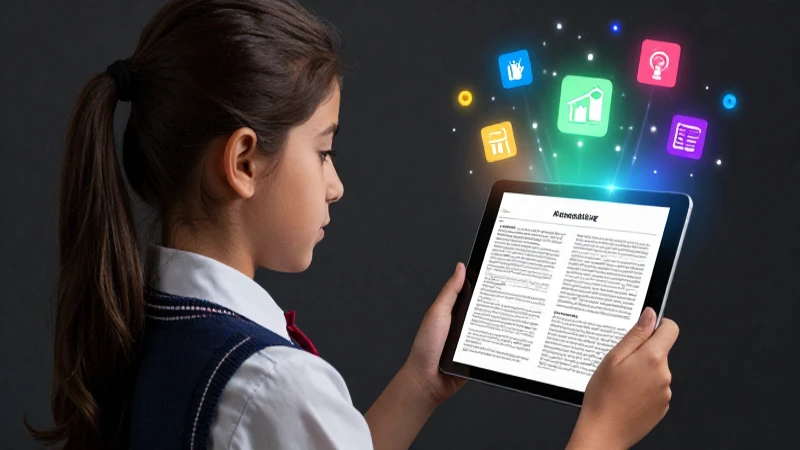 Libros de texto gratuitos: Lectura accesible para aprender fácilmente 6 Estudiante aprende con tablet digital en alta calidad