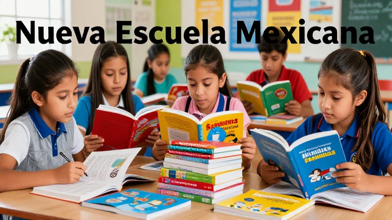 Libros de texto gratuitos: Lectura accesible para aprender fácilmente 4 Estudiante mexicano aprende en aula vibrante