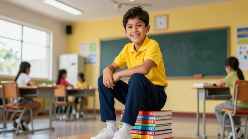 Libros de texto primaria gratis en CONALITEG: Encuentra los mejores 4 Estudiante alegre mexicano en uniforme y libros