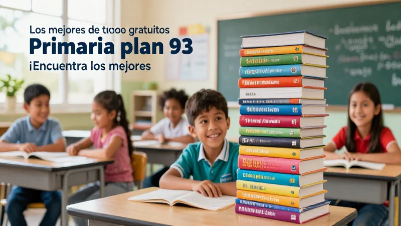 Libros de texto gratuitos para primaria