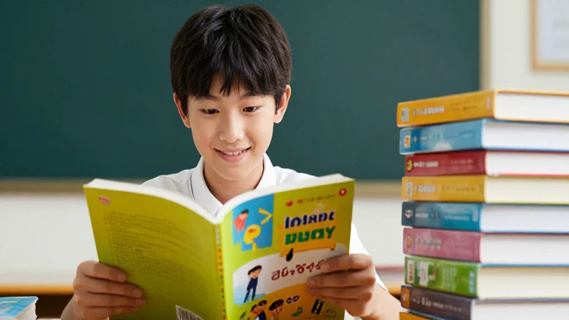 Estudiante feliz estudiando en ambiente moderno