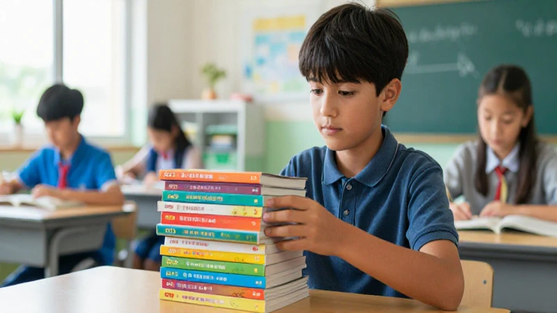 Ahorra en educación: Descarga gratis los libros de texto SEP 2021 5 Estudiante concentrado con libros en aula