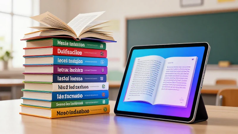 Ahorra en educación: Descarga gratis los libros de texto SEP 2021 4 Libros mexicanos y tablet en un aula moderna