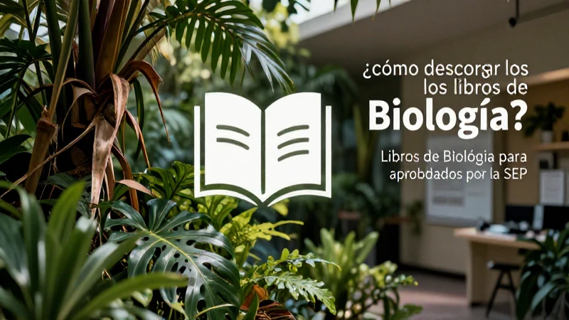 Flora mexicana detallada con un libro flotante y luz cinematográfica