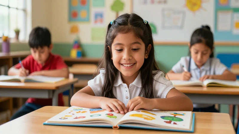 Libros gratis para preescolar en Veracruz: ahorra en educación 5 Estudiante mexicana feliz en aula vibrante