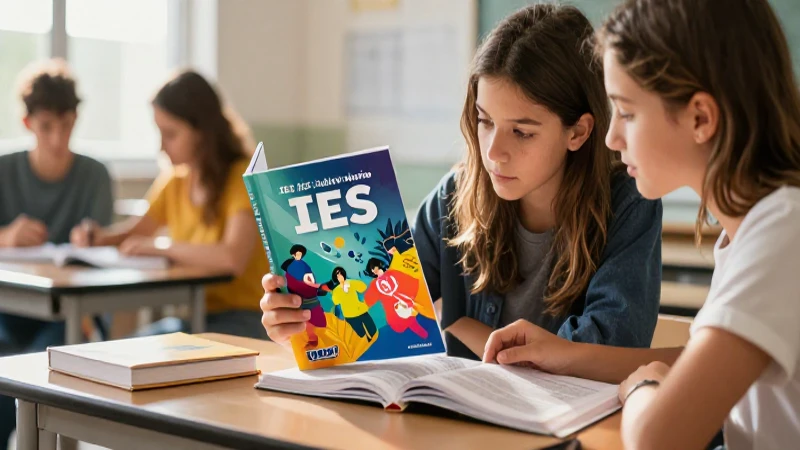 Imagen vibrante de estudio en IES Julián Marías