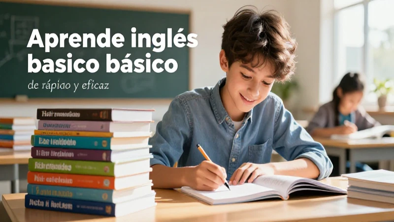 Aprende inglés básico de forma rápida y eficaz
