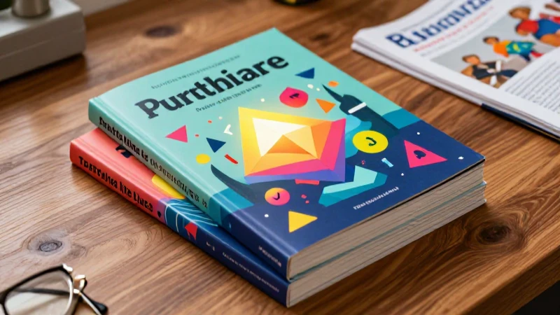 Estética vibrante de libros educativos modernos