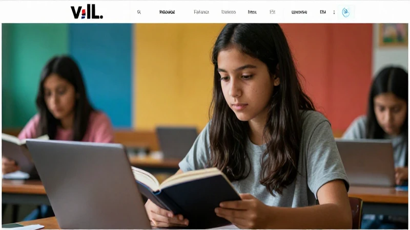 Estudiante enfocado en vibrante contexto educativo mexicano