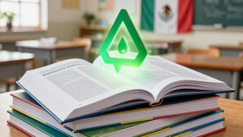 Libros educativos modernos con simbolismo digital y experto