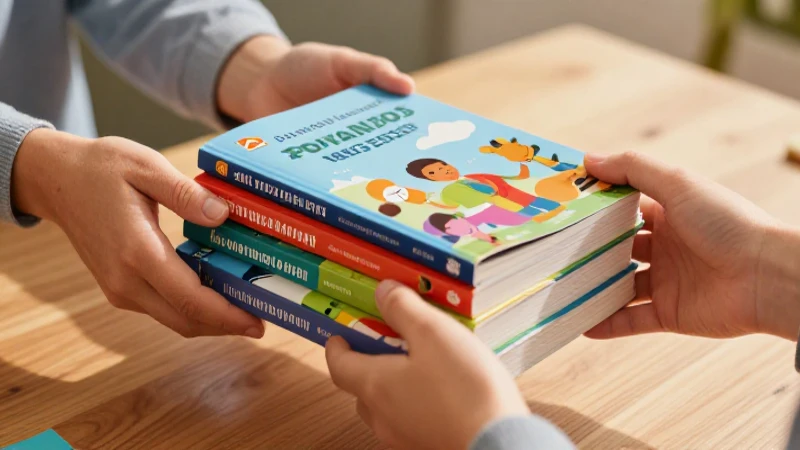 Ahorra en libros de texto: opciones low cost para compras escolares 3 Manos intercambian libros educativos con estilo