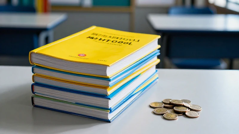 Ahorra en libros de texto: opciones low cost para compras escolares 6 Libros y monedas en escritorio educativo