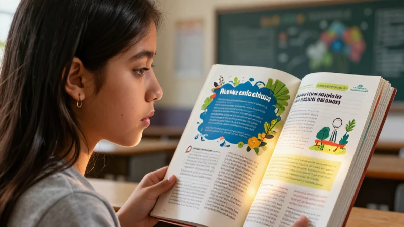 Estudiante mexicano reflexivo con libro brillante